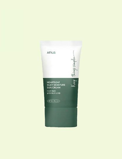 ANUA Heartleaf Silky Moisture Sunscreen